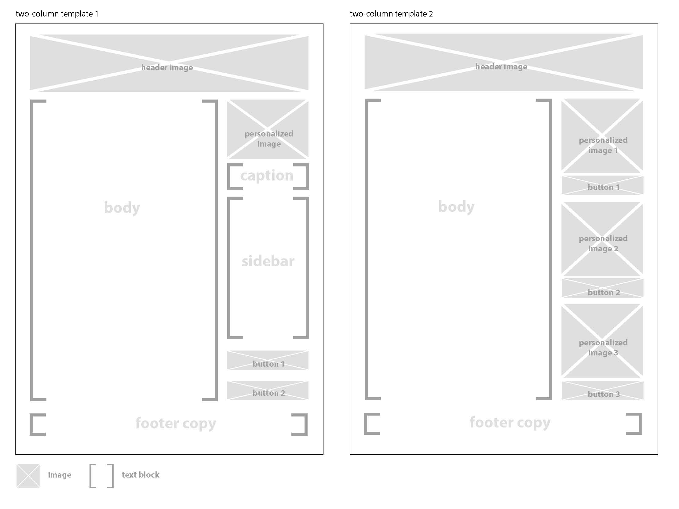 making an email template