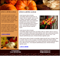 Holiday Email Marketing Template - Fall Season