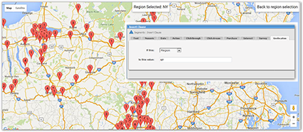Geolocation Map Screen