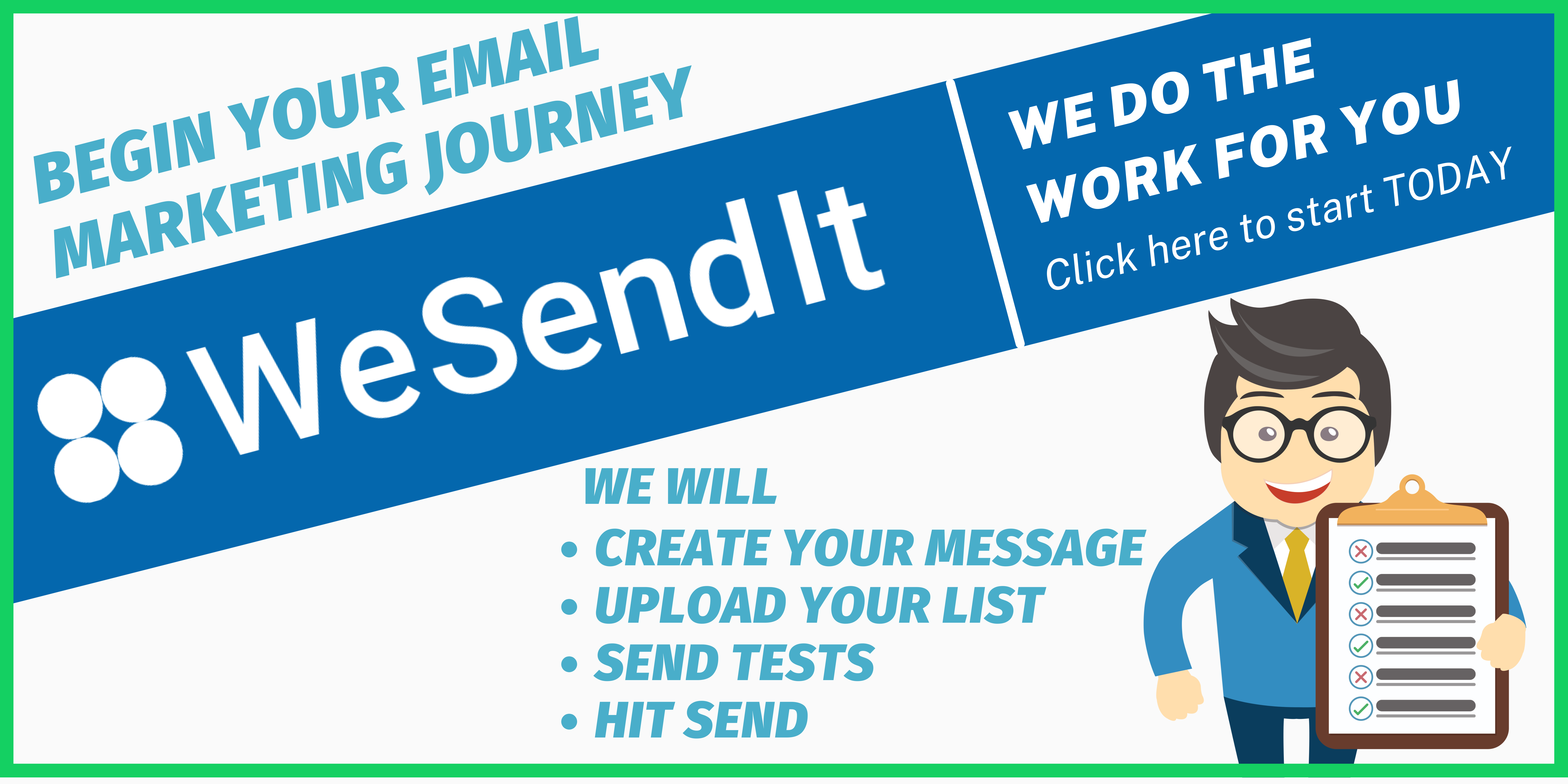 Sign up for WeSendIt today